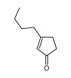 3-butylcyclopent-2-en-1-one Structure