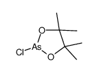 2-chloro-4,4,5,5-tetramethyl-1,3,2-dioxarsolane Structure