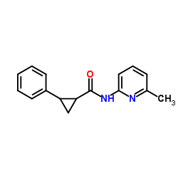 Cyclopropanecarboxamide, N-(6-methyl-2-pyridinyl)-2-phenyl- (9CI)结构式