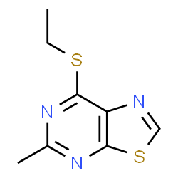 7-(Ethylthio)-5-methylthiazolo[5,4-d]pyrimidine structure
