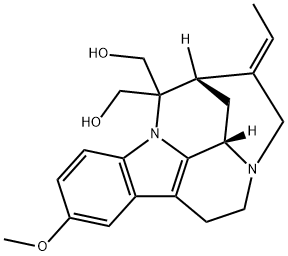 (19E)-19,20-Didehydro-17-hydroxy-10-methoxy-1,16-cyclocorynan-16-methanol picture