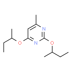 2,4-di-sec-butoxy-6-methyl-pyrimidine Structure