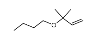 3-butoxy-3-methyl-but-1-ene结构式