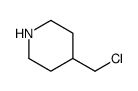 4-(chloromethyl)piperidine Structure