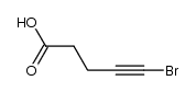 5-Bromo-1-pentynoic acid Structure