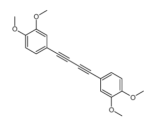 4-[4-(3,4-dimethoxyphenyl)buta-1,3-diynyl]-1,2-dimethoxybenzene结构式