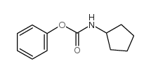 CYCLOPENTYL-CARBAMIC ACID PHENYL ESTER结构式