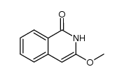 3-methoxy-1,2-dihydro-1-isoquinolinone structure