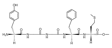 Tyr-Gly-Gly-Phe-Met-OMe结构式