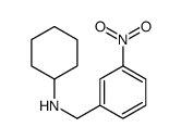 N-(3-nitrobenzyl)cyclohexanamine structure