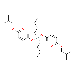 isobutyl (Z,Z)-10,10-dibutyl-2-methyl-5,8,12-trioxo-4,9,11-trioxa-10-stannapentadeca-6,13-dien-15-oate picture