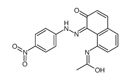 N-[7-Hydroxy-8-[(4-nitrophenyl)azo]-1-naphtyl]acetamide结构式