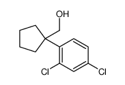 [1-(2,4-dichlorophenyl)cyclopentyl]methanol结构式