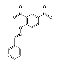 Pyridine-3-carbaldehyde O-(2,4-dinitro-phenyl)-oxime Structure