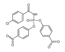 N-bis(4-nitrophenoxy)phosphoryl-4-chlorobenzamide Structure