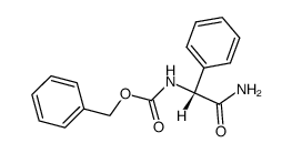 benzyl [(1R)-2-amino-2-oxo-1-phenylethyl]carbamate Structure