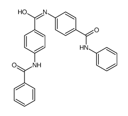 4-benzamido-N-[4-(phenylcarbamoyl)phenyl]benzamide Structure