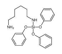 N'-triphenoxysilylhexane-1,6-diamine Structure