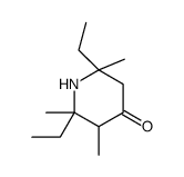 2,6-diethyl-2,3,6-trimethylpiperidin-4-one Structure