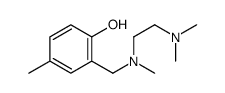 2-[[2-(dimethylamino)ethyl-methylamino]methyl]-4-methylphenol结构式