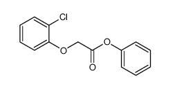 phenyl 2-(2-chlorophenoxy)acetate Structure