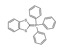 (1,3-benzodithiol-2-ylidene)triphenylphosphorane结构式