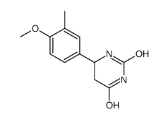 6-(4-methoxy-3-methylphenyl)-1,3-diazinane-2,4-dione Structure