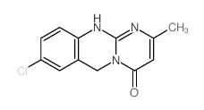 4H-Pyrimido[2,1-b]quinazolin-4-one,8-chloro-6,11-dihydro-2-methyl- Structure