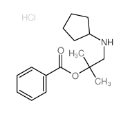 Benzoic acid,[2-(cyclopentylamino)-1,1-dimethyl]ethyl ester, hydrochloride picture