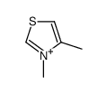 3,4-dimethyl-1,3-thiazol-3-ium Structure