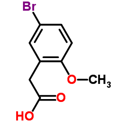 5-Bromo-2-Methoxyphenylacetic Acid structure