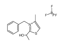 3-benzyl-2-(α-hydroxyethyl)-4-methylthiazolium tetrafluoroborate结构式