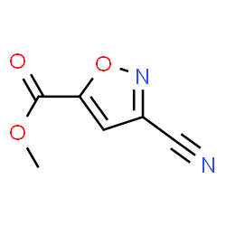 5-Isoxazolecarboxylicacid,3-cyano-,methylester(9CI)结构式