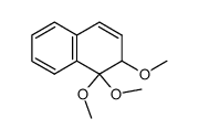 1,1,2-trimethoxy-1,2-dihydronaphthalene Structure