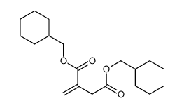 bis(cyclohexylmethyl) 2-methylidenebutanedioate结构式