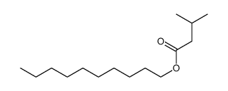 decyl isovalerate Structure