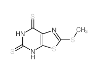 2-(Methylthio)[1,3]thiazolo[5,4-d]pyrimidine-5,7-dithiol Structure