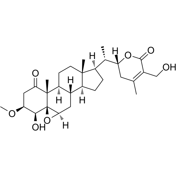 3β-Methoxy-2,3-dihydrowithaferin A结构式