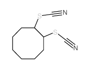 Thiocyanic acid, 1,2-cyclooctanediyl ester, trans- (.+-.)- Structure