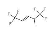 (E)-1,1,1-trifluoro-4-trifluoromethylpent-2-ene Structure