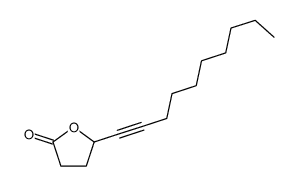 5-dec-1-ynyloxolan-2-one Structure