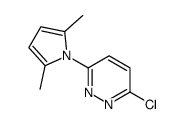 3-chloro-6-(2,5-dimethylpyrrol-1-yl)pyridazine Structure