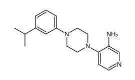 4-[4-(3-propan-2-ylphenyl)piperazin-1-yl]pyridin-3-amine Structure