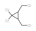 1,1-二氯-2,3-二(氯甲基)环丙烷结构式