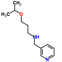 (3-ISOPROPOXY-PROPYL)-PYRIDIN-3-YLMETHYL-AMINE structure