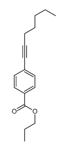 propyl 4-hept-1-ynylbenzoate结构式