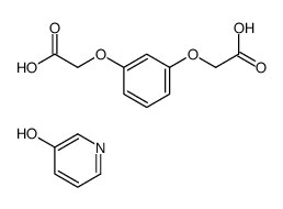 2-[3-(carboxymethoxy)phenoxy]acetic acid,pyridin-3-ol结构式