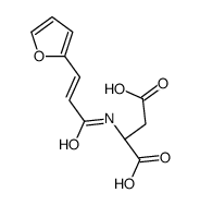 (2S)-2-[3-(furan-2-yl)prop-2-enoylamino]butanedioic acid Structure