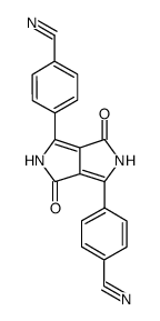 3,6-di(4'-cyano-phenyl)-2,5-dihydro-pyrrolo[3,4-c]pyrrole-1,4-dione Structure