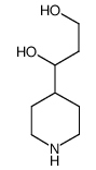 1-piperidin-4-yl-propane-1,3-diol结构式